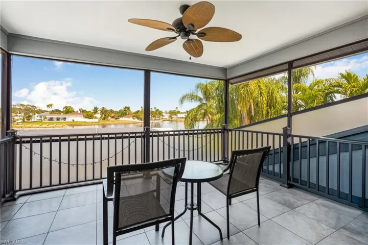 upstairs balcony