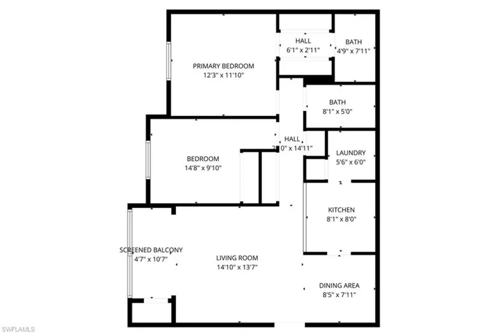 View of room layout