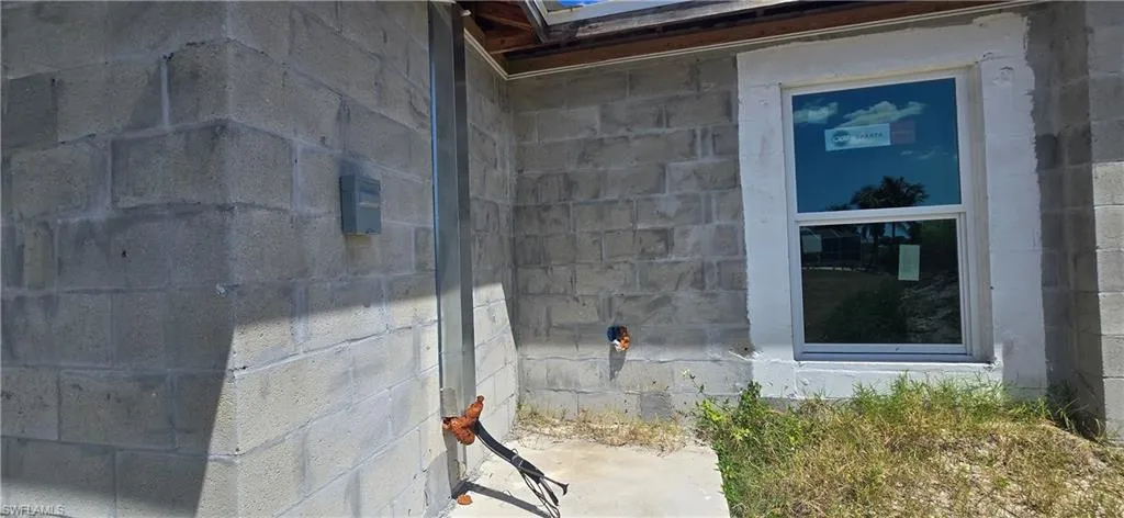 View of exterior details