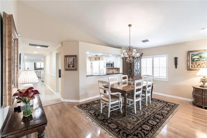 Room for large dinner parties in formal dining