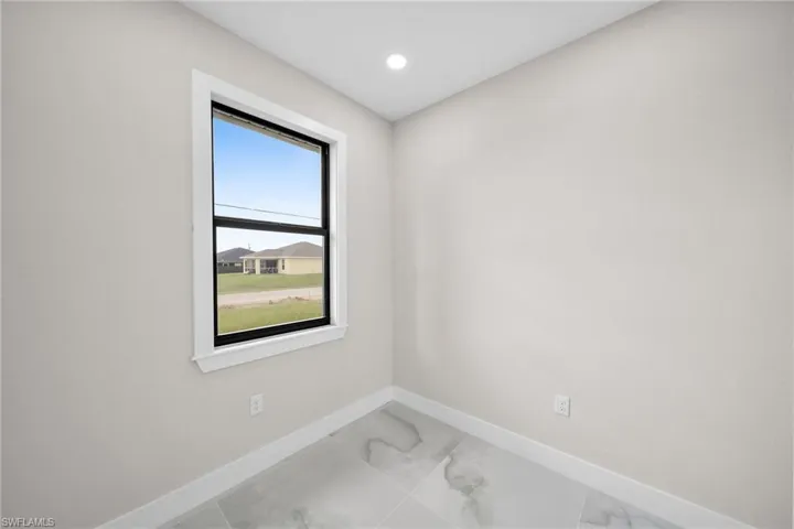 View of tiled empty room