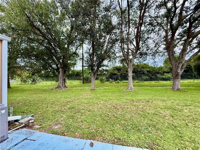 View of private rear yard.