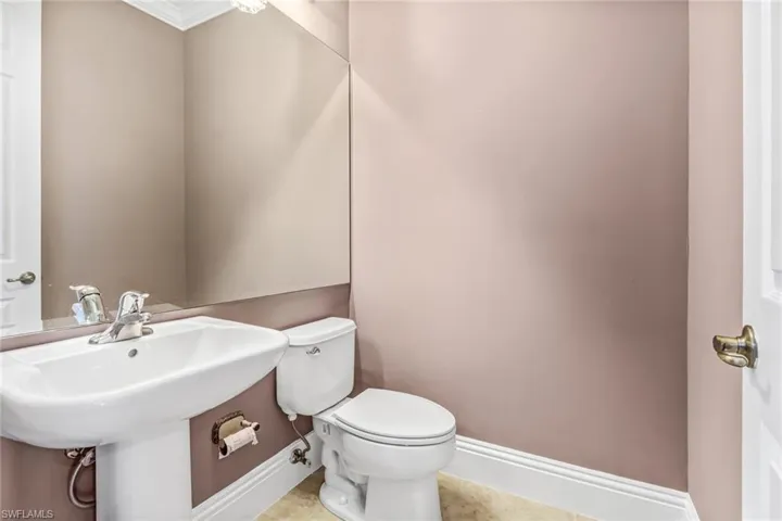 Powder room downstairs