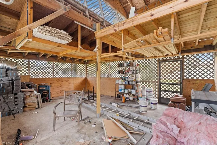 Oversized covered porch plus over 1,000 sq ft of storage/flex space on the lower level with possibility to be renovated or changed to meet the buyers’ needs.