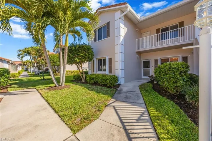 Welcoming entry, steps away from 1 car garage.