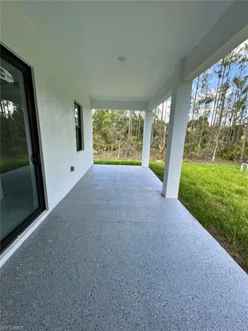 View of patio