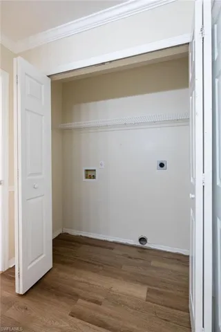 Laundry in Downstairs Bath