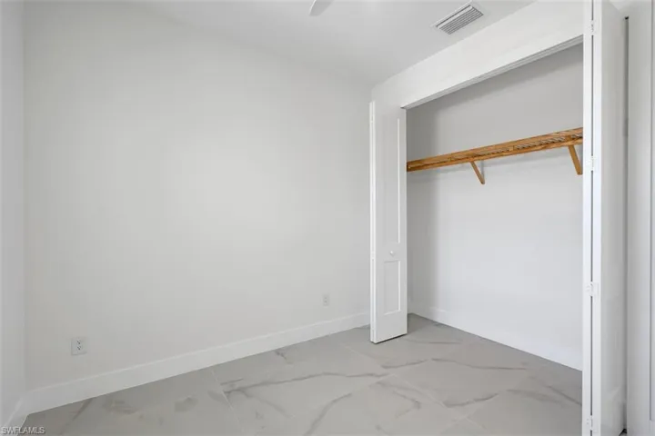 Closet with visible vents