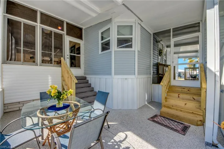 View of patio featuring outdoor dining space