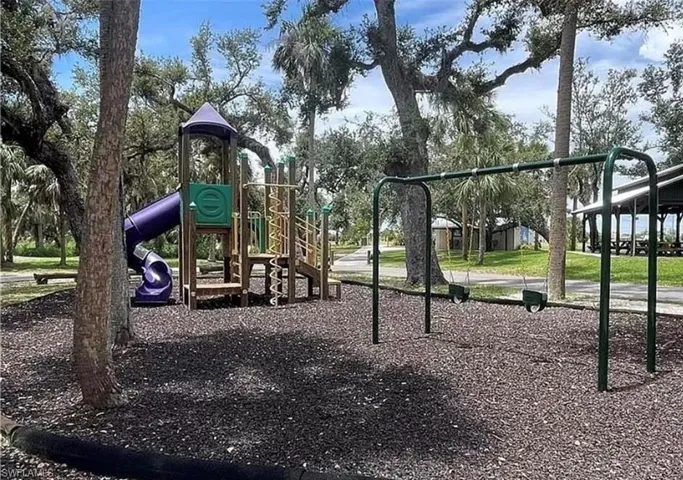 View of jungle gym
