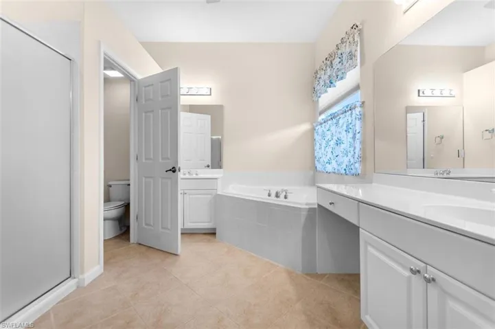 PRIMARY BATH..separate tub, show, duel sinks