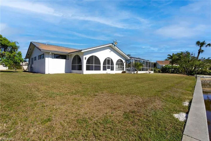 Back of property