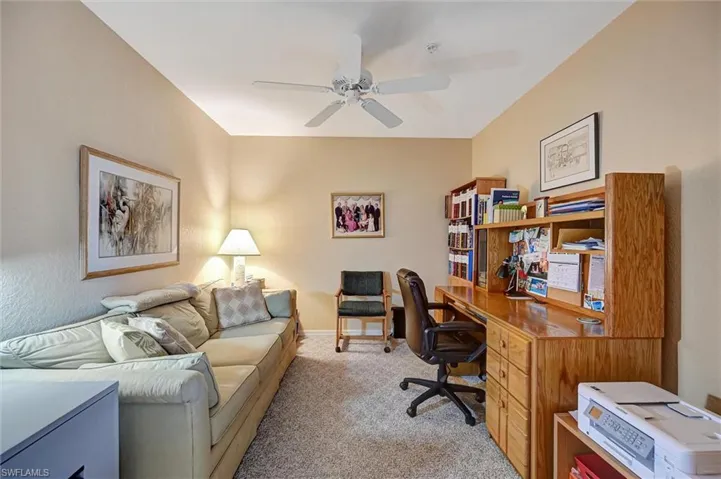 Den or extra guest room. Pocket doors allow privacy .