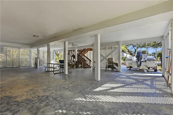 Under home storage and parking