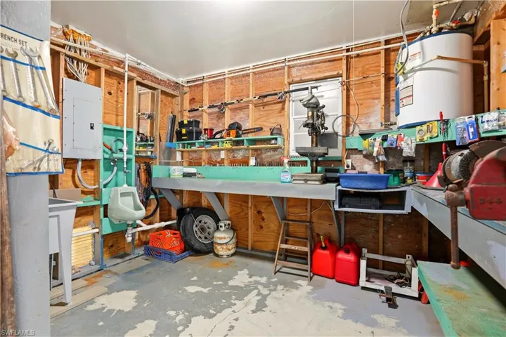 Man Cave or Workshop under the home.