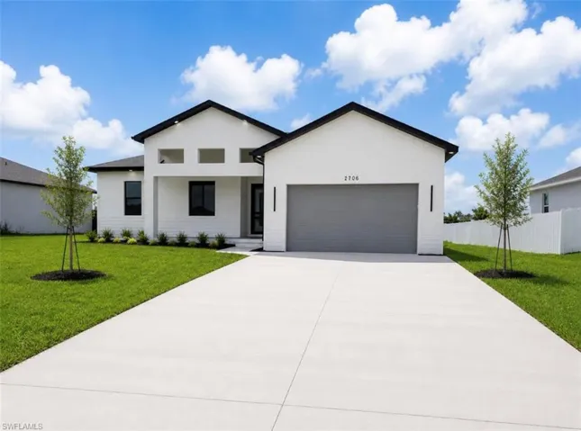 Extra wide driveway