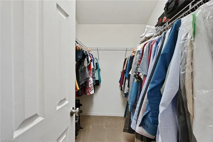 Primary walk in closet
