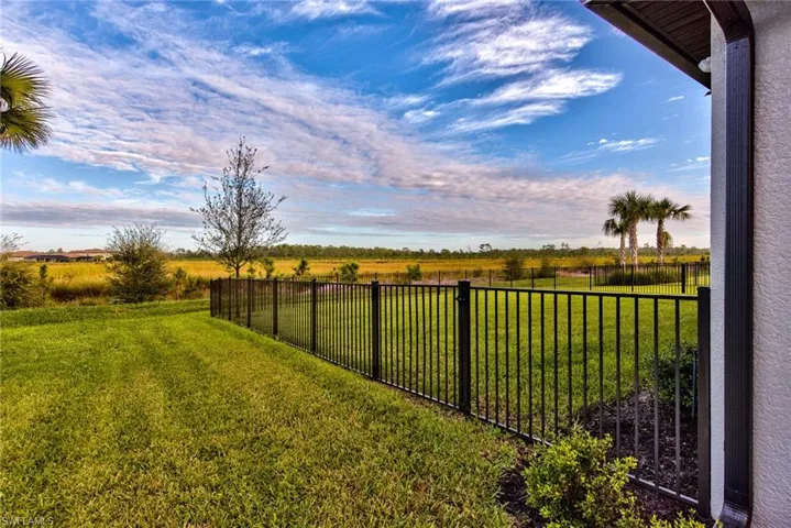 View of yard featuring a view of rural / pastoral area