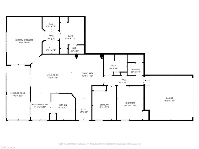 View of room layout