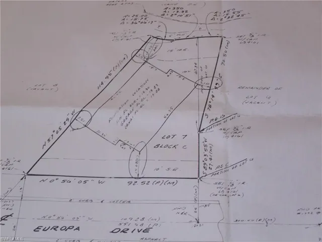 Survey map / technical document