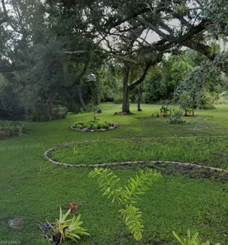 View of cleared undeveloped land