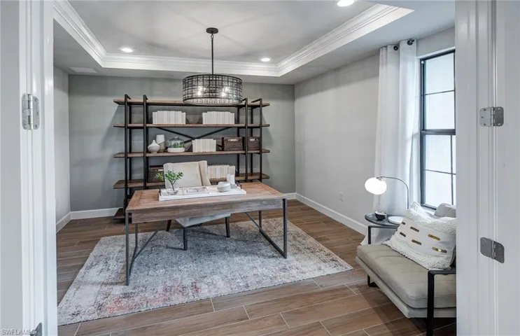 Photo of furnished model, options may vary.