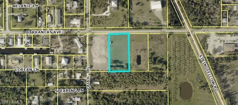Aerial view of the property