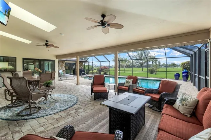 2 Hurricane Rated Skylights, Outdoor Fire Table- Amazing Rare Endless View of 15th Green of the Championship Bobcat Golf Course