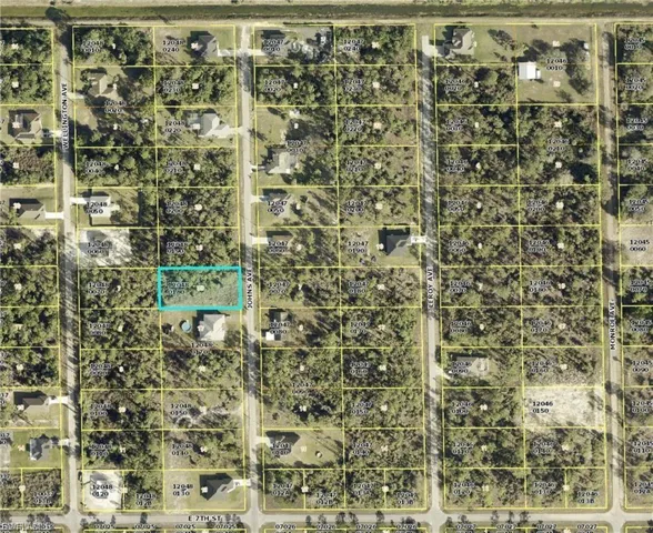 Map of property location with property boundaries highlighted