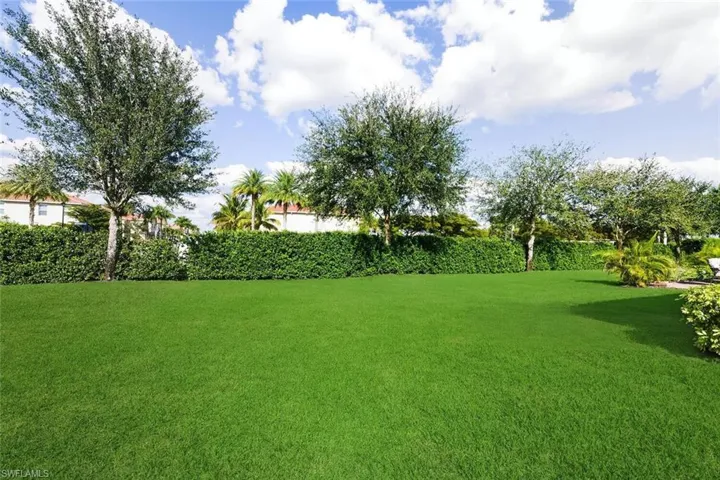View of green lawn