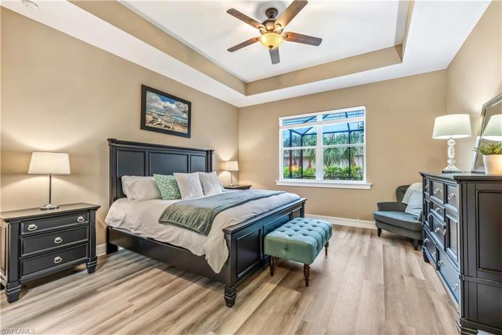 Spacious with pool & golf course view