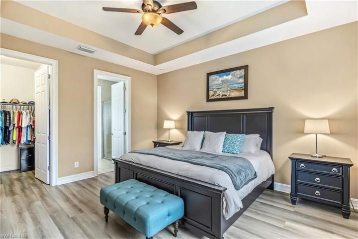 Spacious with walk in closet