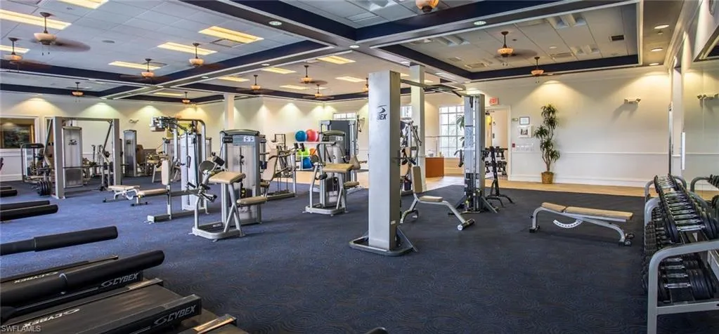 Fitness and Exercise Room at the Town Hall Amenity Center