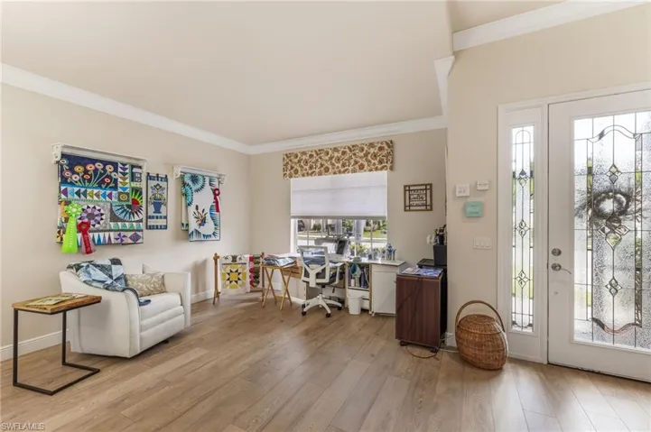Front Room is a combo Living/Dining Area