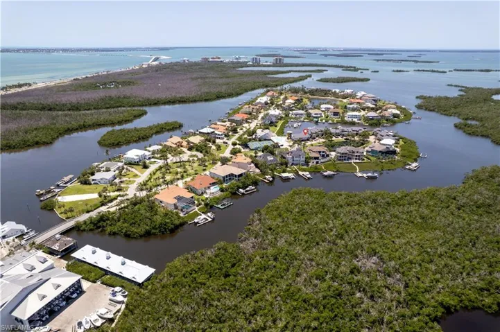 Stunning location with water access and views.
