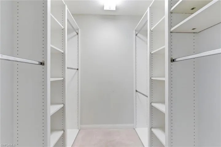 Primary bedroom - walk in closet