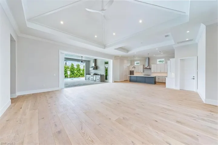 4529 Seagrove Landing Way (the Beach plan) is a Pending pre-construction sale. This is a photo of the main living area of the Beach on Lot 9 (4518 Seagrove Landing Way - available & move-in ready).