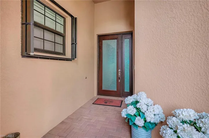 View of exterior entry