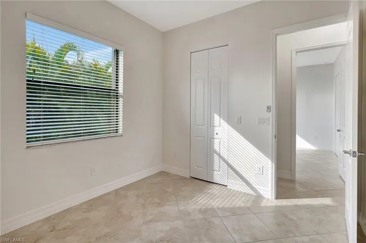 View of tiled empty room