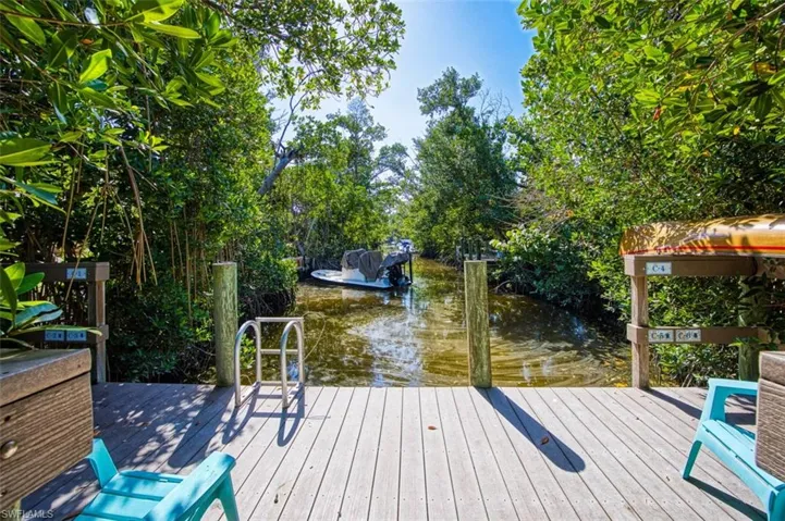 Community dock - canal with gulf access