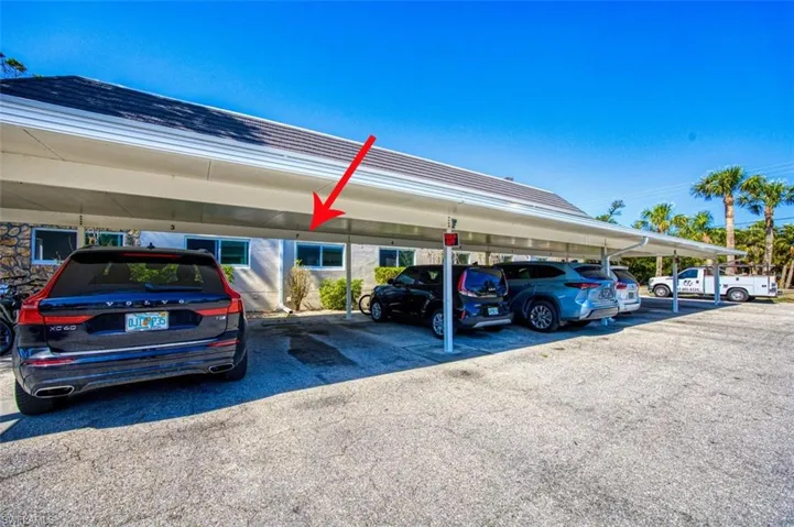 1 assigned covered parking space