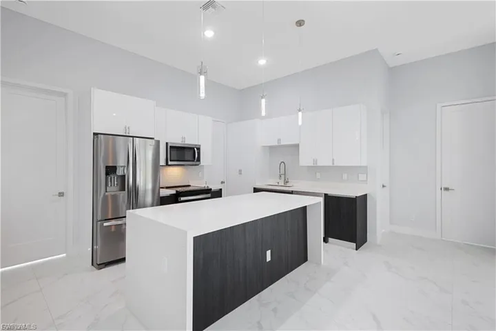 Another angle of the kitchen in finished home