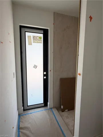 Pool bath - home under construction.