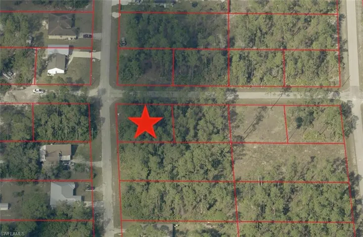 Map / location featuring property parcel outlined