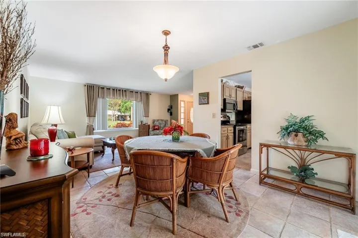 View of dining space