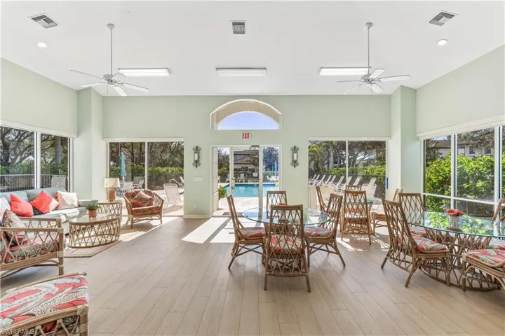 Community Room view to community pool