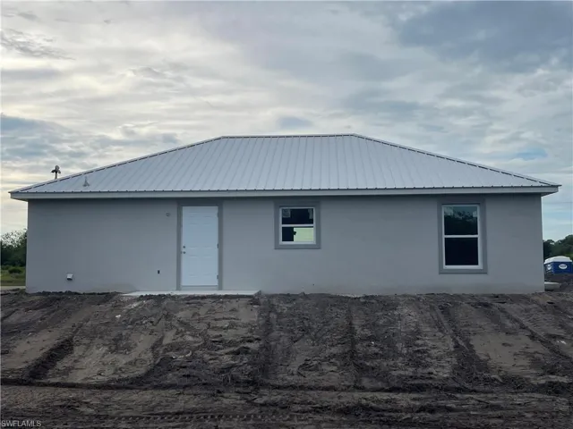 View of back of property