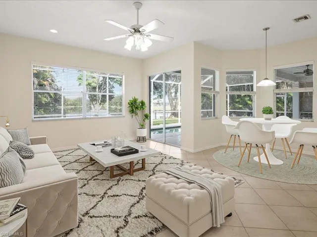 Family Room Virtually Staged