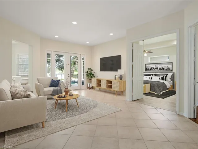 Living Room Virtually Staged