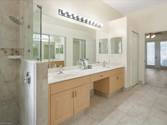 Master Bath dual sinks